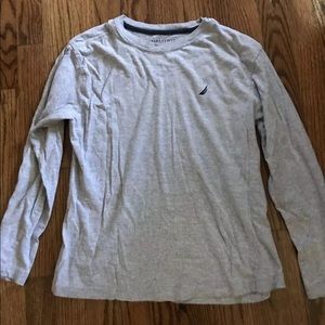 Nautica boys long sleeve tshirt, med